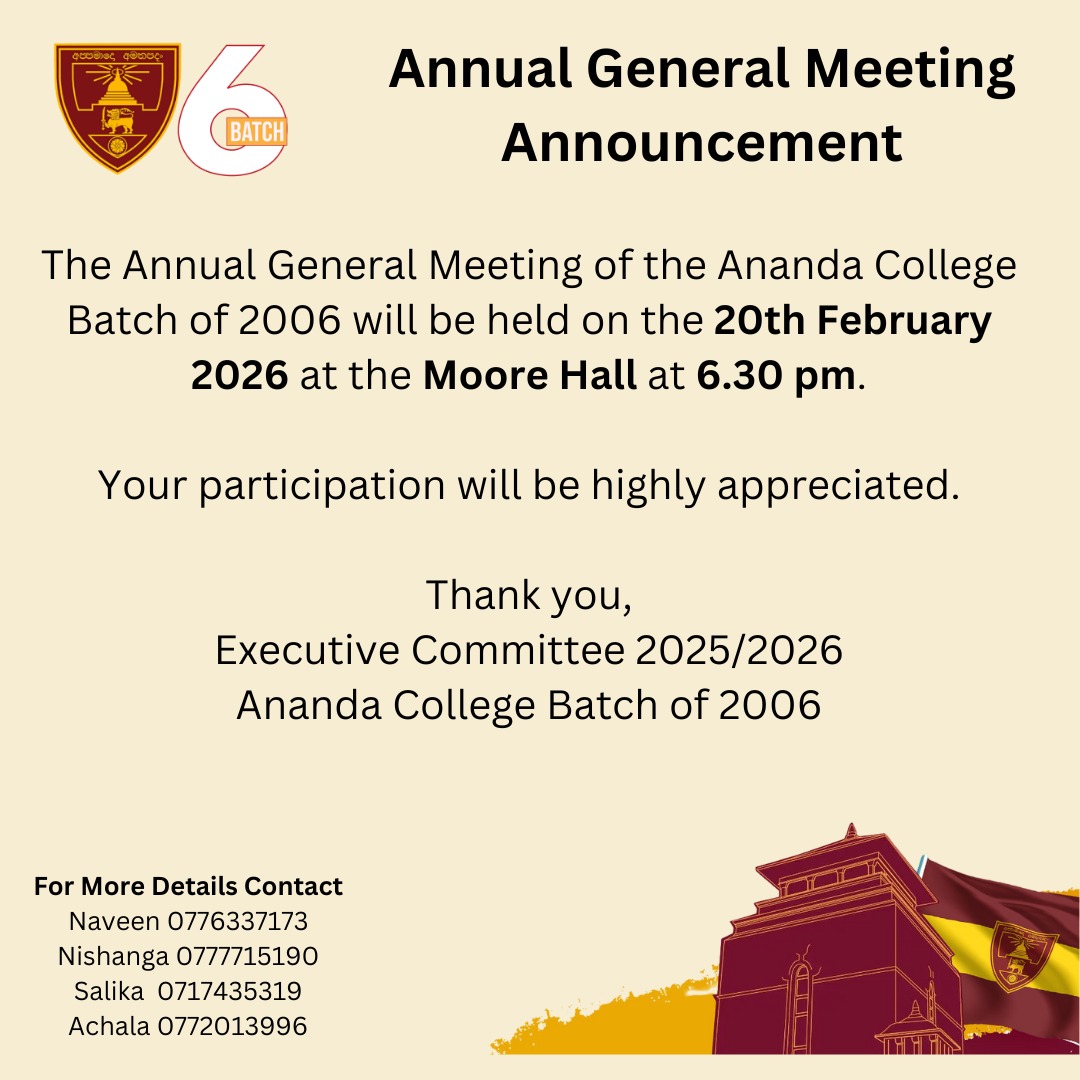 Annual General Meeting - 2026