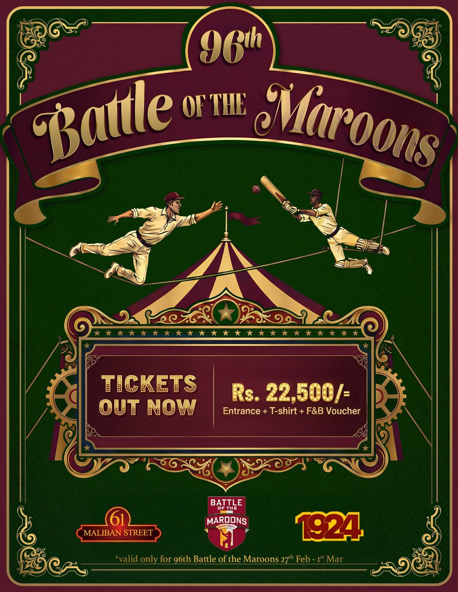 96th Battle of the Maroons - 2026